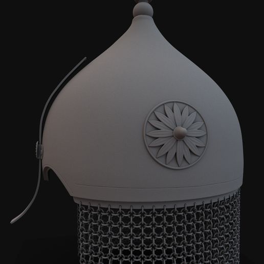 side-emblem.jpg Download STL file Juba Gladiator Helmet • 3D print design, KODAR