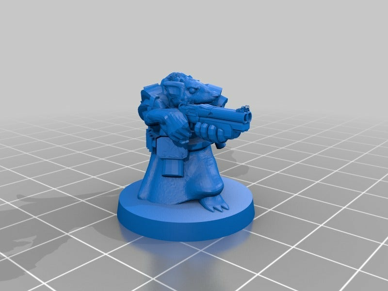 Free STL file 40k skaven shotgunners・Model to download and 3D print・Cults