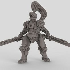 e325f9e5684aafe03d610188c7511a8d_display_large.jpg Fichier STL gratuit Robot Samurai・Objet à télécharger et à imprimer en 3D