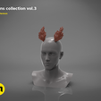 Horn6-Studio-3-copy.png 3D file Costume Horns collection 3 and mounting pins・3D printable design to download