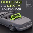 a1.jpg MAZDA MIATA ROLLCAGE For TAMIYA 1/24 MODELKIT