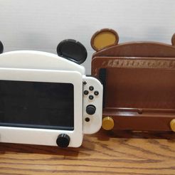 381268616_1294258671225268_36715546814123943_n.jpg STL-Datei Bär Nintendo Switch TV Dock・Design für den 3D-Druck zum Herunterladen