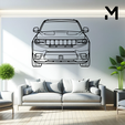 grand-cherokee-srt-2020-front.png Wall Silhouette: Jeep Set