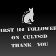 100 Followers.png First 100 Followers Thank You