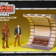 Diorama du corridor du Faucon Millenium de Star Wars pour figurines de 3,75" et 6