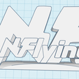 nflying.png New Flying or N.Flying K-rock Display Logo Ornament