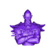 Archmage_bust.stl Zondar Valis archmage bust pre-supported