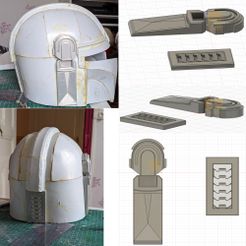 Sans-titre-1.jpg Fichier STL Mandalorian helmet side electronics and air filter・Objet imprimable en 3D à télécharger