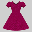 CinderellaPinkDressFrontView.png Cinderella Dress 3D Model Asset