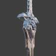 2.png Replica King Llane's Sword - World of Warcraft - Detailed Modeling - 3D Models for 3D Printing