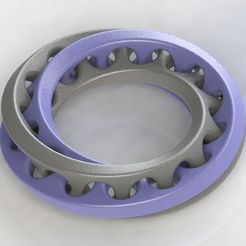 pieza-3.jpg Free STL file Mobius interlocked・3D print object to download