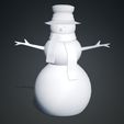 YH5T.jpg DOWNLOAD SNOWMAN 3D Model - Obj - FbX - 3d PRINTING - Christmas - Noel Christmas