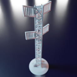 RadioMast1.png STL file Radio mast・3D printing template to download