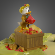 tbrender_008.png Ducks Tales diorama Scrooge Mc Duck Donald duck Huey Duey Luey