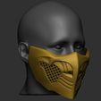 03.JPG Mortal Kombat X - Scorpion's mask For Cosplay