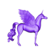 Alicorn_side1.stl Majestic Alicorn (Flying Unicorn)