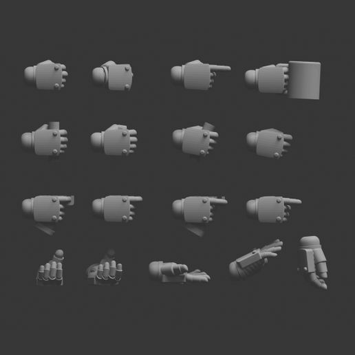 UPSCALED hands