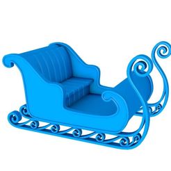 545455.jpg Fichier 3D Traîneau de Noël du Père Noël・Modèle pour imprimante 3D à télécharger