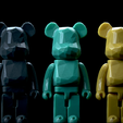 Untitled_Viewport_042.png Bearbrick Articulated Low poly faceted Articulated
