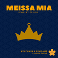 23.-Crown-V3.png Pocket Royalty – 3D Print File for Crown & Tiara Keychain or Pendant - Crown Keychain - Tiara Pendant - Girl's Fashion - Princess Fashion Accessories