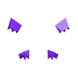 bulbasaur_multi_feet.STL Fichier STL gratuit Low-Poly Bulbizarre - Version extrusion multiple et double・Plan pour imprimante 3D à télécharger
