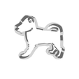 model.png cookie cutter Silhouette of puppy stock illustration Animal, Art, Black Color, Canine - Animal, Clip Art