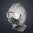 Skywalker_Pilot_Helmet-3Demon_10.jpg 3D-Datei Luke Skywalker X-Wing Pilot Helm - Star Wars・Design zum Herunterladen und 3D-Drucken