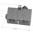 Dimensions2.png N-Scale House 'Historic Vincent Residence' 1:160 Scale STL Files