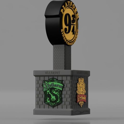 HP_1.jpeg Headphone stand 3D model for 3D printing inspired by Harry Potter 3D printing model