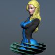 Preview02.jpg Invisible Woman Bust - Fantastic Four 3D print model