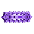 supportless_crawler_left_v4.stl Tank - Print in Place - Tracks support less with Articulated Cannon