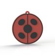 bied.jpg Porta-chaves Ladybug - Porta-chaves redondo inspirado na Ladybug milagrosa