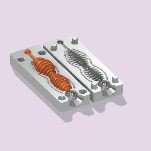 Download STL file Trout baits Mold • 3D printing model ・ Cults