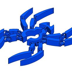 1.jpg Archivo STL gratis ARAÑA ARTICULADA 4・Plan para descargar y imprimir en 3D