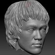 BruceLee3.jpg BruceLee HeadSculpt For Action Figure