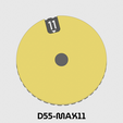 D55-MAX11_top.png Life/Score Counter D55 : Max 11