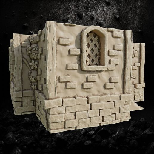 Medieval Stone house 3D model