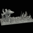 my_project-18.png two perch scenery in underwather for 3d print detailed texture