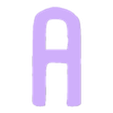 Letter_A.stl Halestorm Logo Sign Lamp