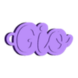 Gio.stl 60 porte-clés avec nom