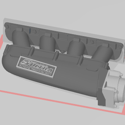 skunk2.png OBJ file SKUNK2 Intake Manifold・3D printing template to download