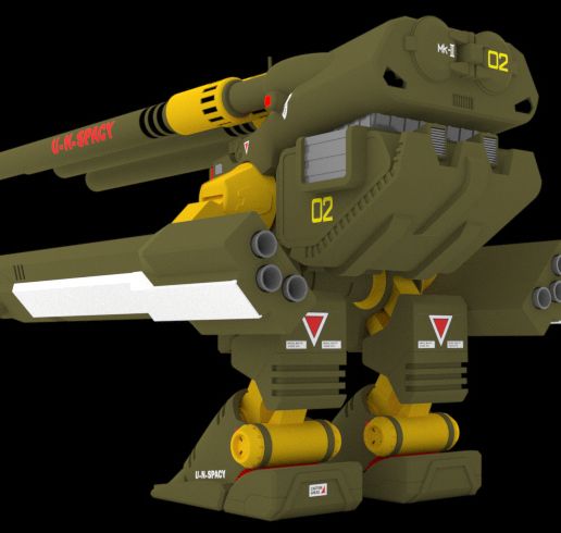 👹 HWR-00 Monster Mk II - 1/72・ STL File for 3D printing・Cults