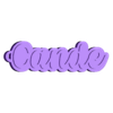 Cande.stl 60 porte-clés avec nom