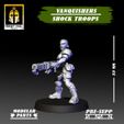 @ re Kid KNIGHT $OUL// Studia jy VANQUISHERS SHOCK TROOPS 33 MM MODULAR PRE-SUPP w PARTS & aS 7, aS Vanquishers Shock Troops