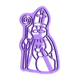 Святой Николай штамп.stl Cookie cutter Saint Nicholas