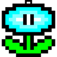Ice-Flower.png Pixel Mario Keychains