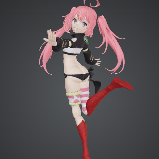 👾 3d model of milim nava of tensura anime with out base・ STL File for ...
