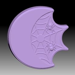 SpiderMoon.jpg STL file SPIDER MOON SOLID SHAMPOO AND MOLD FOR SOAP PUMP・3D printing idea to download
