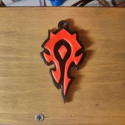 IMG_20140430_201633.jpg 3D-Datei Horde Schlüsselanhänger kostenlos・Vorlage für den 3D-Druck zum herunterladen