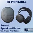 Folie2.jpg 3D-printable Speaker-Plates for Arctis Pro Headset - Smash Bros.